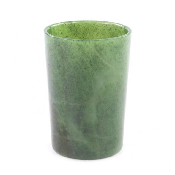 Подарочный стакан из нефрита 200 мл 7х10 см 121258
