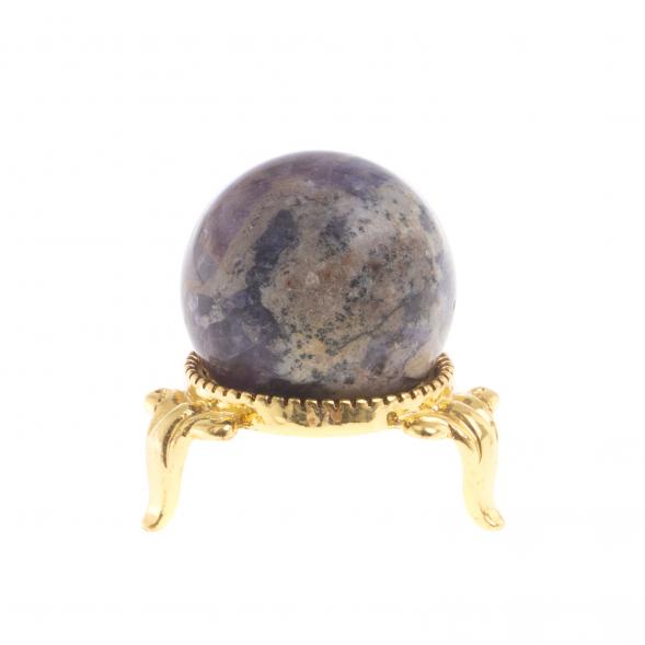 Шар из флюорита 3 см фиолетовый 124205