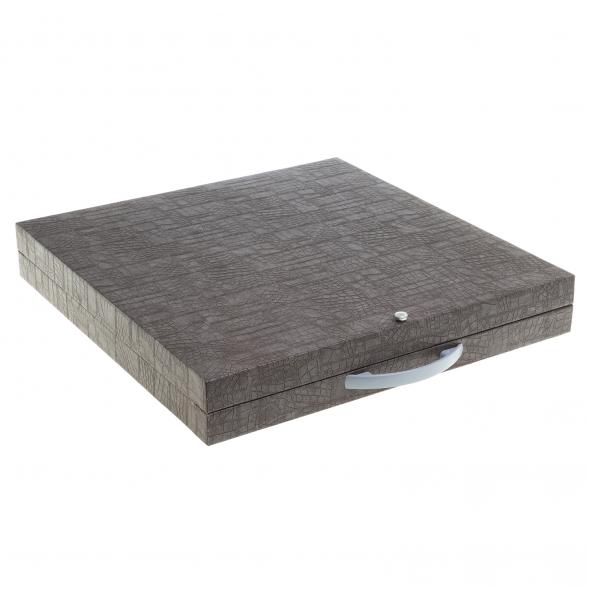 Шахматы бронзовые фигуры &amp;quot;Русские&amp;quot; доска 40х40 см камень змеевик 117818