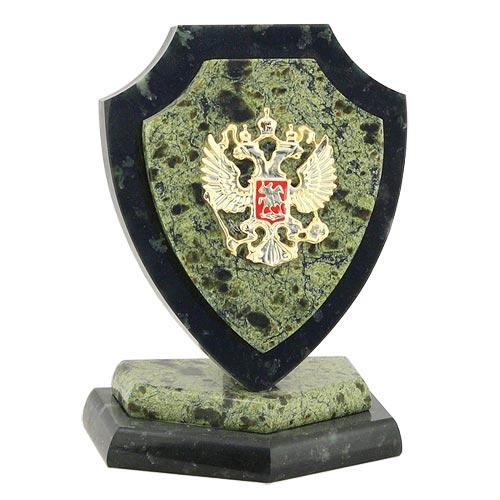 Сувенир &amp;quot;Щит&amp;quot; малый змеевик 113783