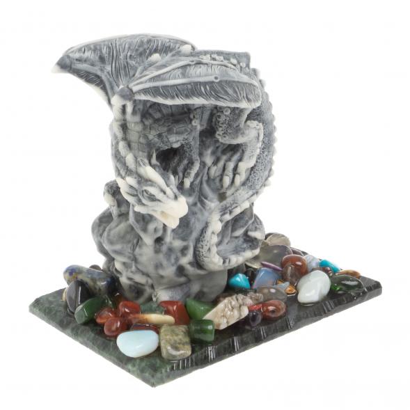 Сувенир &amp;quot;Дракон на камне&amp;quot; из мрамолита 126926