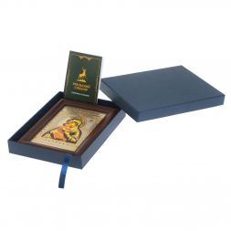 Икона гравюра "Владимирская Божья Матерь" багет 12,5х17,5х1 см Златоуст