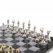 Шахматы турнирные &amp;quot;Стаунтон&amp;quot; доска 40х40 см серый мрамор 124518