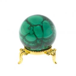 Шар из малахита диаметром 3,7 см