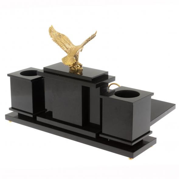 Настольный набор &amp;quot;Орел&amp;quot; из яшмы 129975