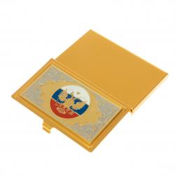 Визитница "Герб России" Златоуст