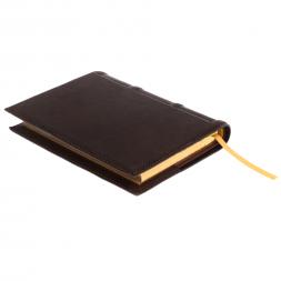 Ежедневник "Держава" А6 обложка из коричневой кожи Златоуст
