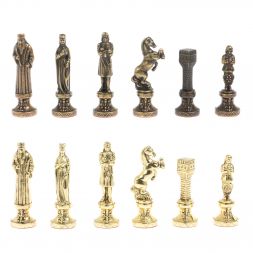 Шахматы подарочные "Ренессанс" доска 36х36 см / серый мрамор