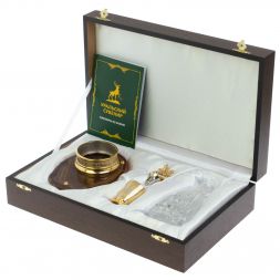 Водочный набор &amp;quot;Георгий Победоносец&amp;quot; камень агат Златоуст