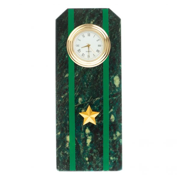 Часы-погон &amp;quot;Майор прокуратуры РФ&amp;quot; камень змеевик 129165