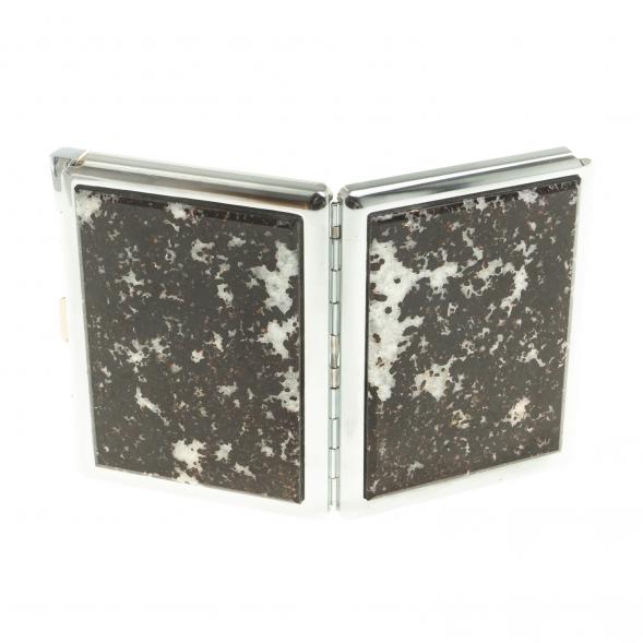 Портсигар на 10 сигарет с зажигалкой камень флогопит 124210