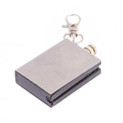 Брелок огниво &amp;quot;Вечная спичка&amp;quot; с накладкой из камня содалит 2,8х1,3х5 см