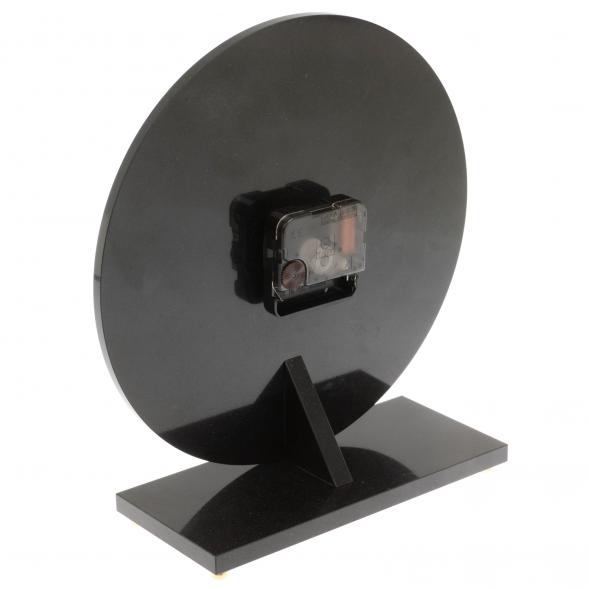 Настольные часы &amp;quot;Мозаика&amp;quot; из малахита и долерита 26х24х9 см 129664