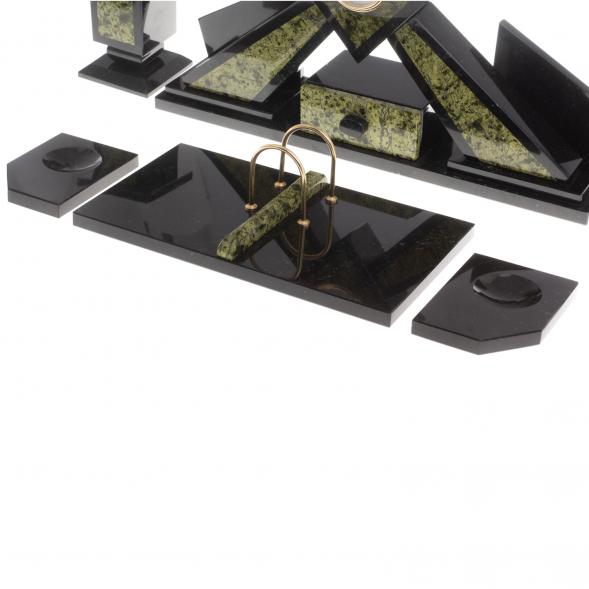 Письменный набор &amp;quot;Орел&amp;quot; змеевик бронза 124279