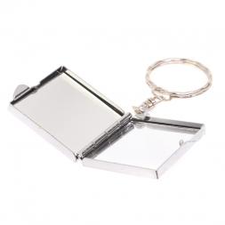 Складное зеркало брелок авантюрин квадратное