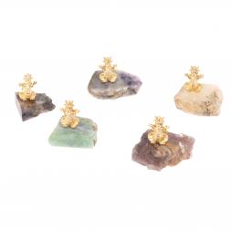 Сувенир на подставке из флюорита "Дракоша"