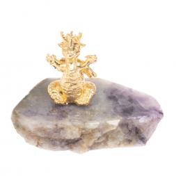 Сувенир на подставке из флюорита "Дракоша"