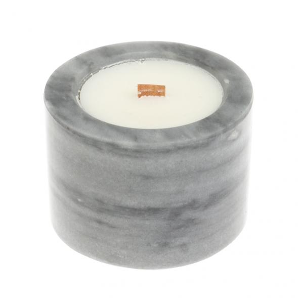 Свеча ароматическая из серого мрамора &amp;quot;Молекула эксцентрик&amp;quot; 127002