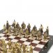 Шахматы сувенирные &amp;quot;Богатыри&amp;quot; лемезит мрамор 44х44 см 127559