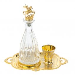 Водочный набор &amp;quot;Георгий Победоносец&amp;quot; Златоуст