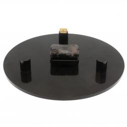 Настенные часы "Мозаика" из малахита и долерита 24х3,5х24 см