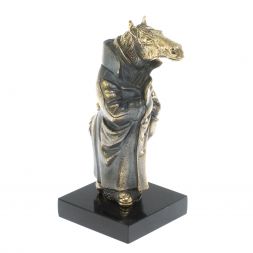 Статуэтка &amp;quot;Конь в пальто&amp;quot; камень долерит