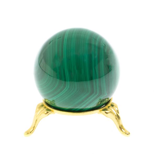 Шар из натурального камня малахит 5 см 128570