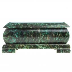 Шкатулка с иллюстрацией "Парящий орел" камень змеевик 17,5х9,5х7,5 см