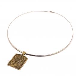 Кулон &amp;quot;Серафим Саровский&amp;quot; бронза