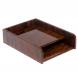 Лоток для бумаг А4 двухъярусный коричневый обсидиан 125798