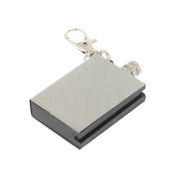 Брелок огниво &amp;quot;Вечная спичка&amp;quot; с накладкой из камня амазонит дымчатый кварц 127801