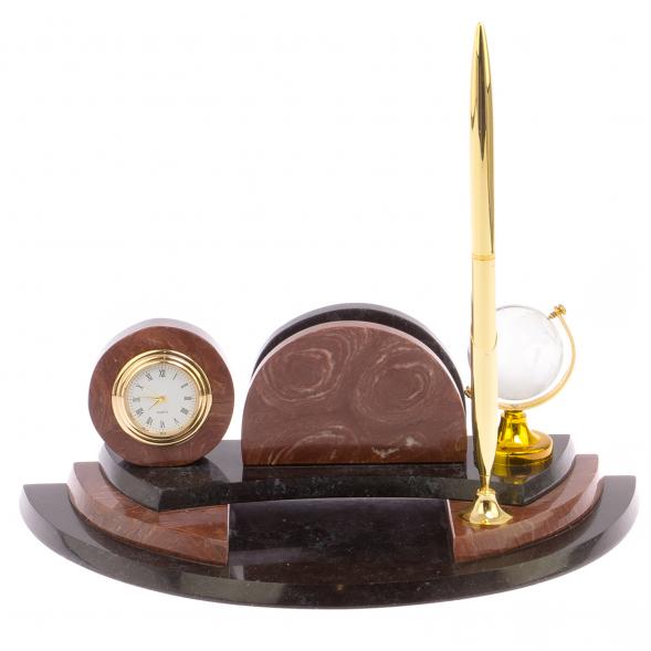 Настольный мини-набор &amp;quot;Глобус&amp;quot; для бумаг лемезит 126026