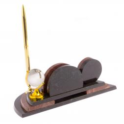 Настольный мини-набор &amp;quot;Глобус&amp;quot; для бумаг лемезит