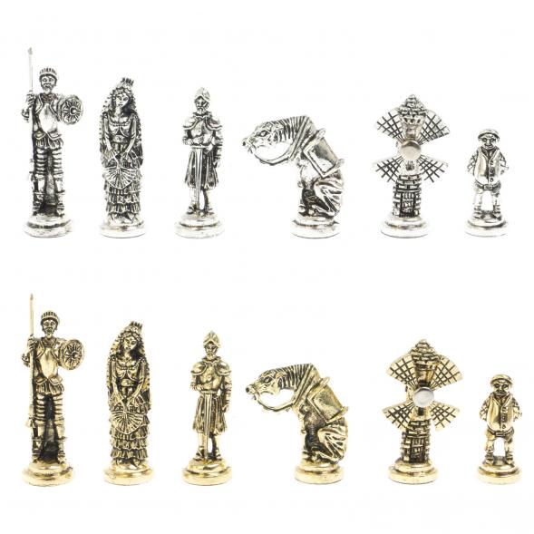 Шахматы &amp;quot;Дон Кихот&amp;quot; доска 36х36 см / серый мрамор 127954