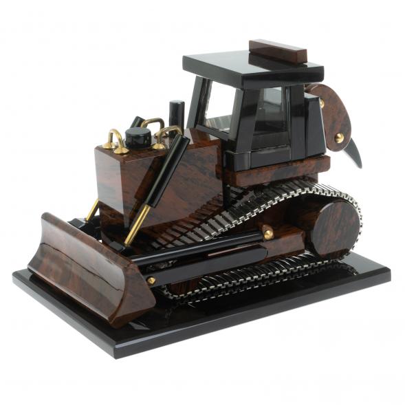 Сувенир &amp;quot;Трактор-бульдозер&amp;quot; из обсидиана 128351