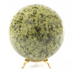 Шар из натурального змеевика 11 см