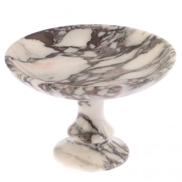 Фруктовница из саянского мрамора 24,5х16 см 125879