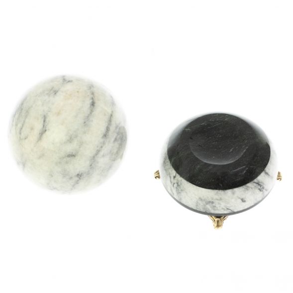 Шар на подставке 12,5 см из мрамора 12,5х12,5х18,5 см 128949