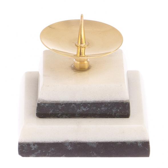 Подсвечник из мрамора 4,5х4,5х4,5 см 126031