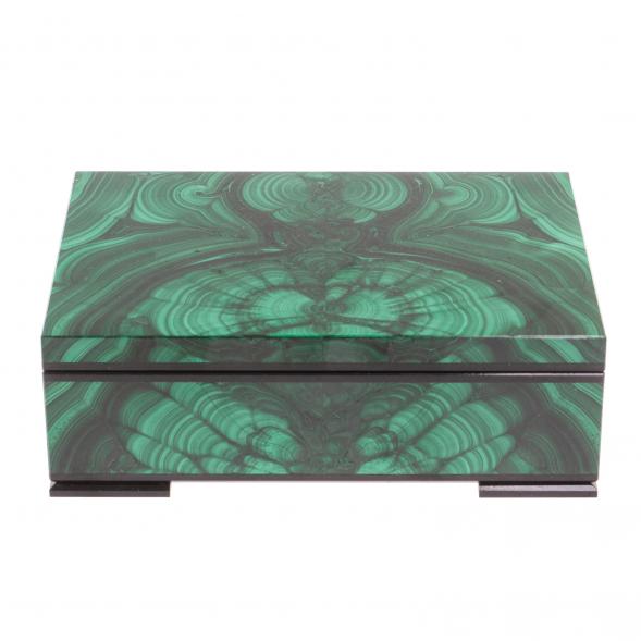 Шкатулка из малахита &amp;quot;Классика&amp;quot; 15х10х5,5 см 126556