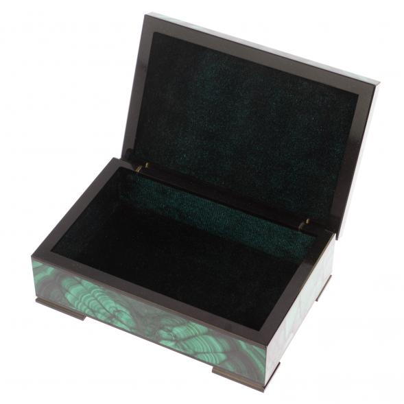 Шкатулка из малахита &amp;quot;Классика&amp;quot; 15х10х5,5 см 126556