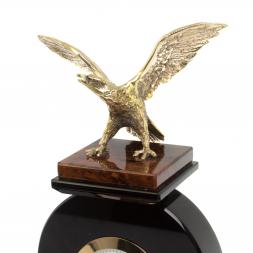 Настольный набор &amp;quot;Орёл&amp;quot; камень обсидиан