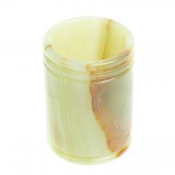 Ваза цилиндрическая из оникса 8,5х8,5х12 см (3,5х5,5)