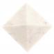 Пирамида из белого мрамора 8,5х8,5х7,5 см 126399