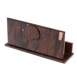 Настольная визитница из обсидиана