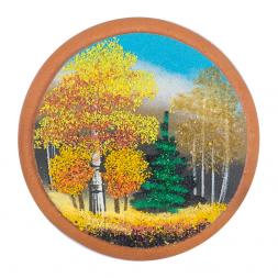 Магнит с рисунком на мдф &amp;quot;Осень&amp;quot;