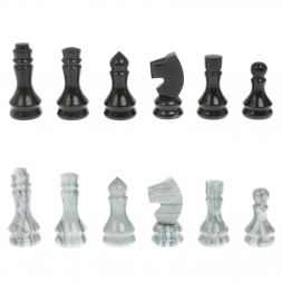 Шахматы "Традиционные" мрамор гравировка 41х41 см
