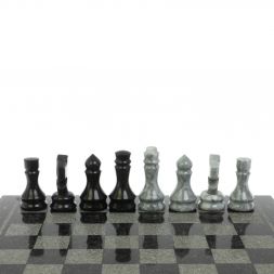 Шахматы "Традиционные" мрамор гравировка 41х41 см