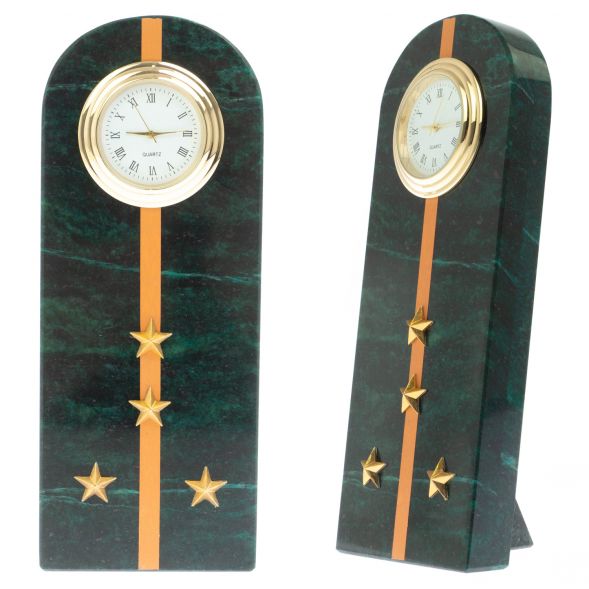 Часы &amp;quot;Погон капитан МЧС&amp;quot; камень змеевик 129024