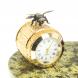 Часы из бронзы &amp;quot;Медведь с пчелой&amp;quot; змеевик 123234